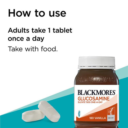 Blackmores 硫酸氨基葡萄糖 1500 毫克 关节健康维生素 180 片