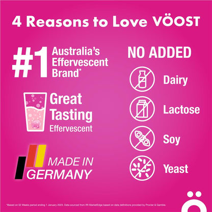 Voost + Hair Skin Nails Effervescent Tablets 20 Pack