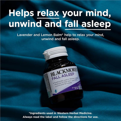 Viên uống hỗ trợ ngủ ngon Blackmores Fall Asleep 60 viên 