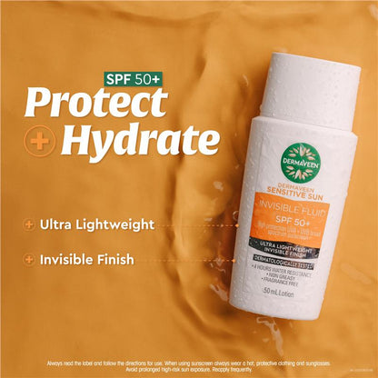 DermaVeen 敏感肌肤防晒隐形液 SPF50+ 50ml 
