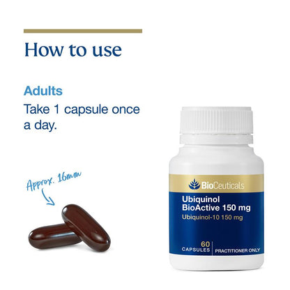 BioCeuticals 泛醇 BioActive 150毫克 60粒胶囊