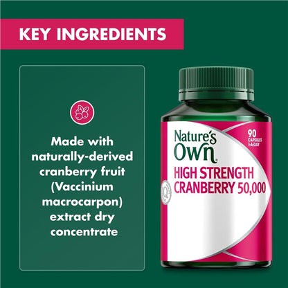 Nature's Own High Strength Cranberry 50.000mg 90 viên nang 