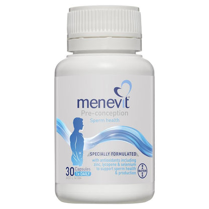 Menevit Pre-Conception Sperm Health Capsules 30 Pack