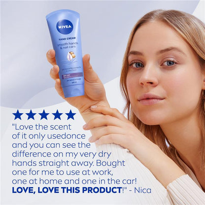 NIVEA Smooth Hand Cream & Nail Care 100ml