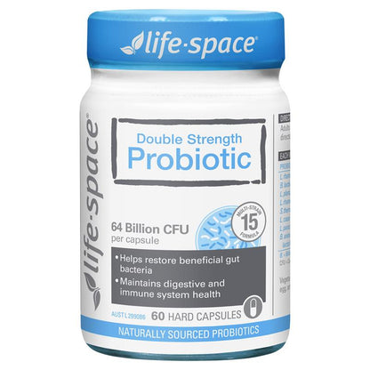 Life-Space Double Strength Probiotic 60 Capsules Exclusive Size