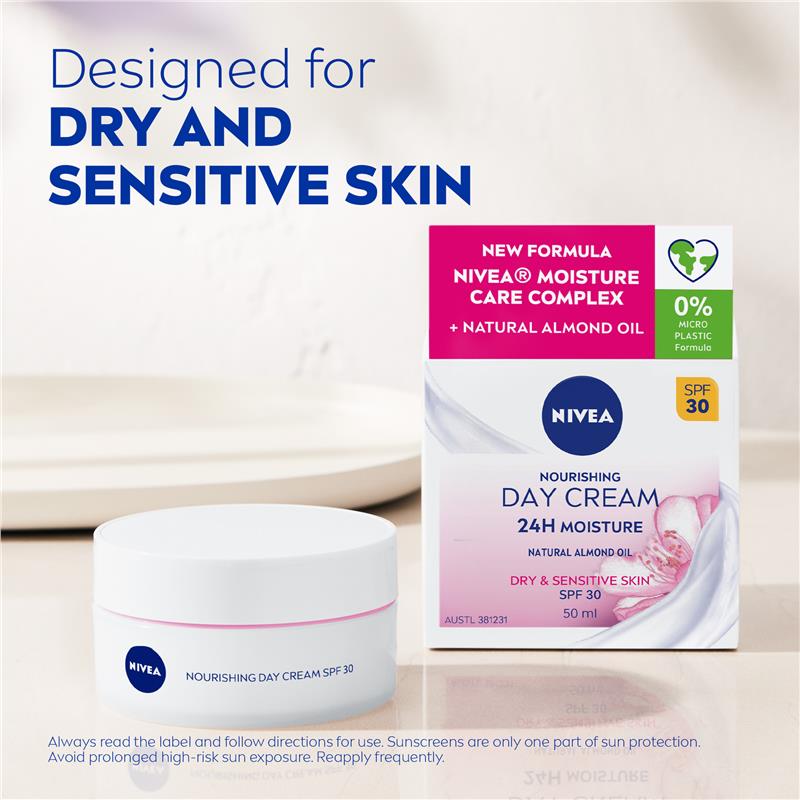 Kem dưỡng ẩm NIVEA Daily Essentials Nourishing Face Moisturiser SPF30 50ml 