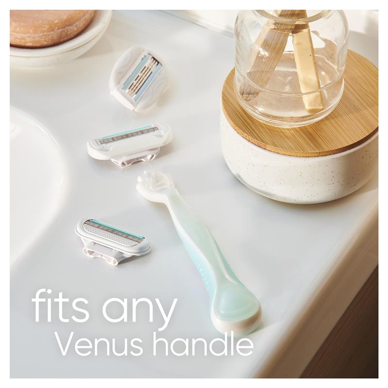 Lưỡi dao cạo Gillette Venus Deluxe Smooth Sensitive 4 gói thay thế 