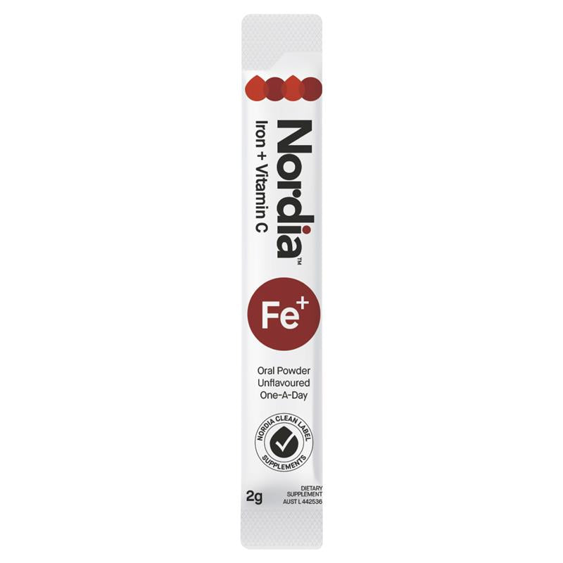 Bột Sắt + Vitamin C Nordia 28 Gói 