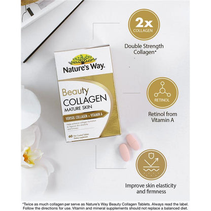 Nature's Way Beauty Collagen Mature Skin 60 Tablets