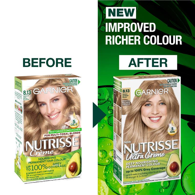 卡尼尔 Nutrisse 8.13 中灰金色