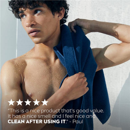 NIVEA MEN Active Clean 3-IN-1 Shower Gel Body Wash 500ml