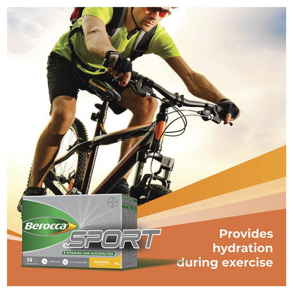 Bột điện giải Berocca Sport Cam 24 gói 