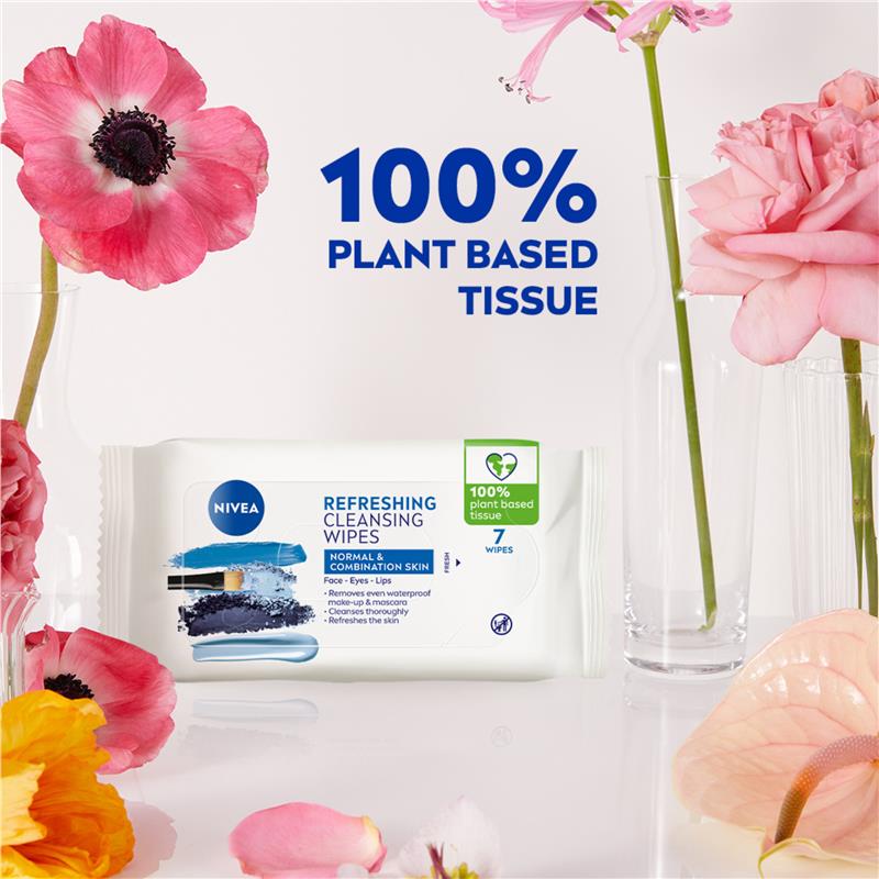NIVEA Daily Essentials 清爽洁面湿巾 7 片装