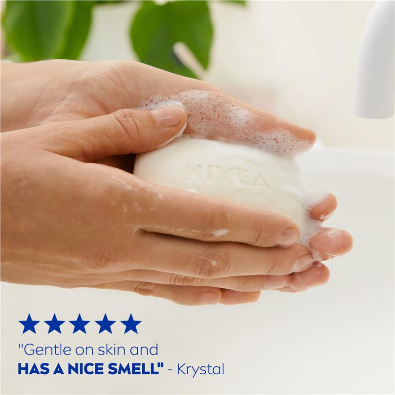 NIVEA Crème Soft Soap Bar Moisturising 100g Twin Pack