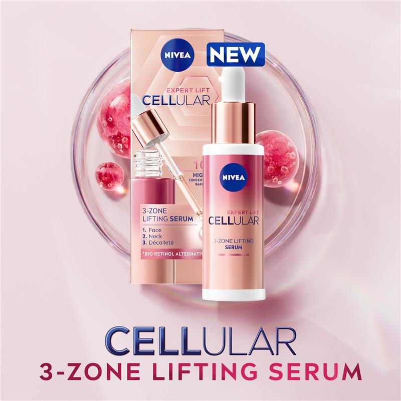 Nivea Cellular Expert Lift Bakuchiol 3-Zone Lifting Serum 30ml