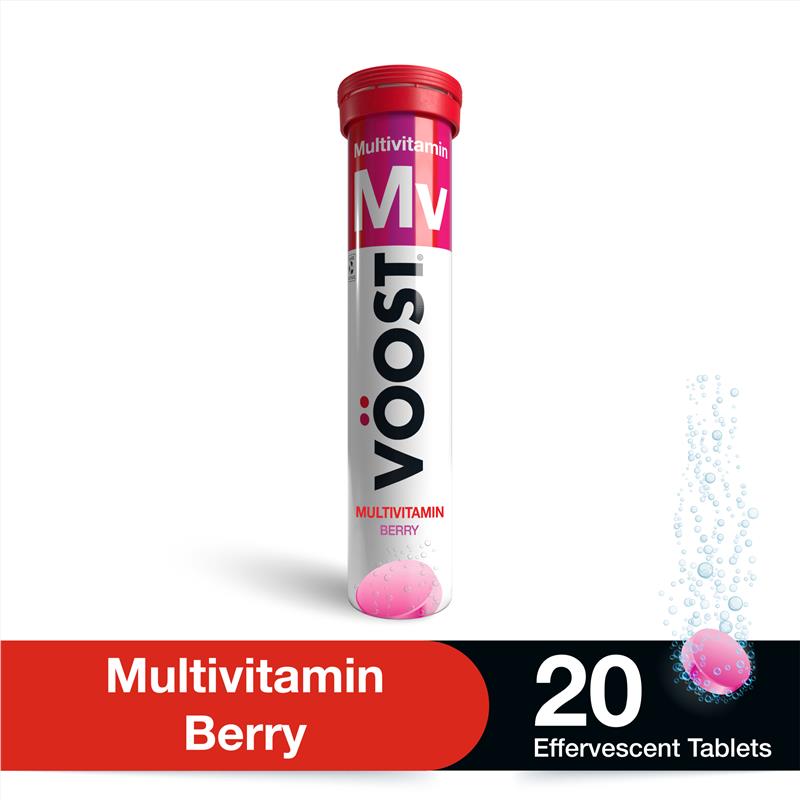 Viên sủi Voost Multivitamin Berry 20 viên 