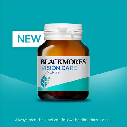 Viên uống bổ mắt Blackmores Vision Care + Energy 60 viên 