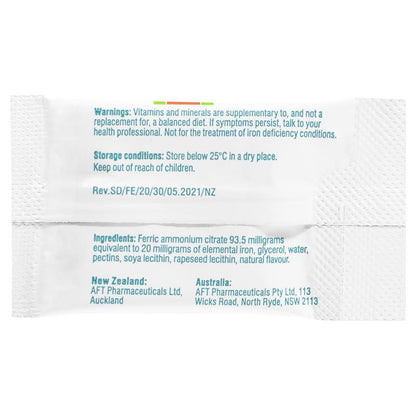 Lipo-Sachets Ferro Strawberry 5g 30 Gói 