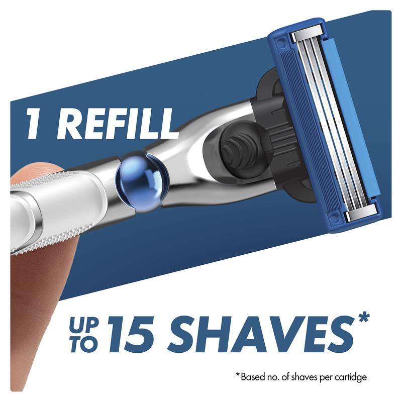 Dao cạo râu Gillette Mach 3 Turbo 3D 2 Up 