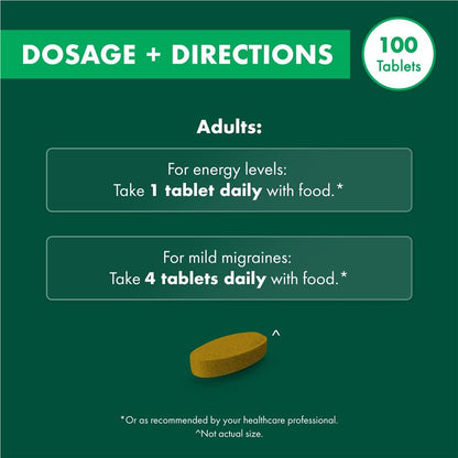 Nature's Own Vitamin B2 100mg 100 Tablets