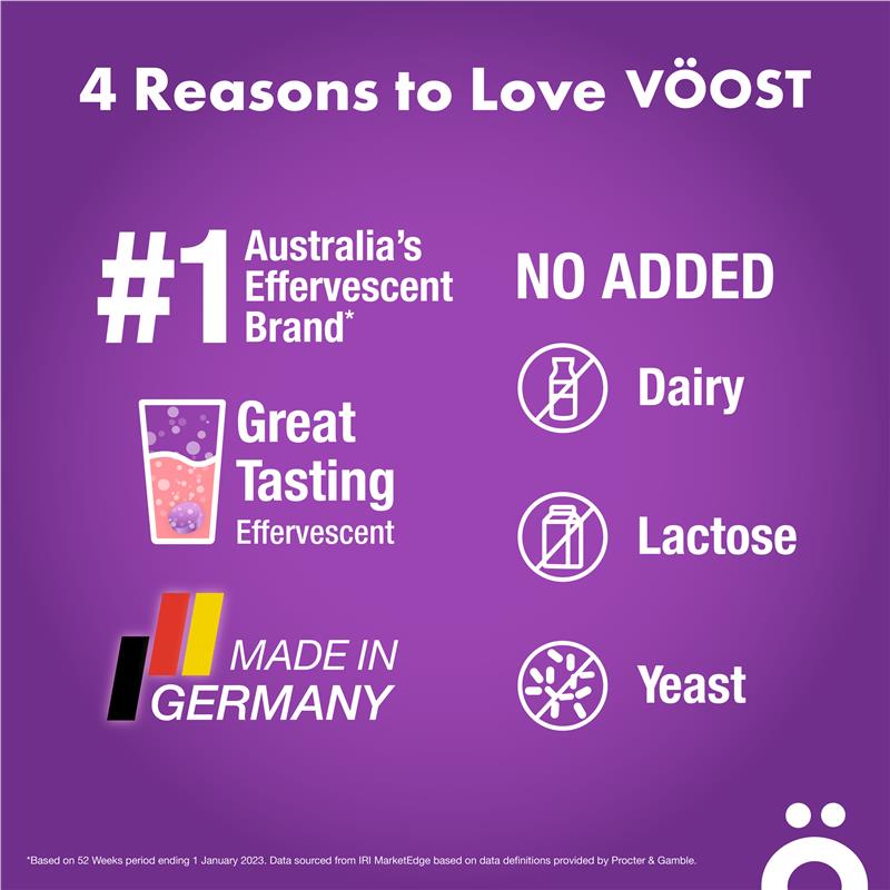 Voost Vitamin D sủi bọt 20 viên 