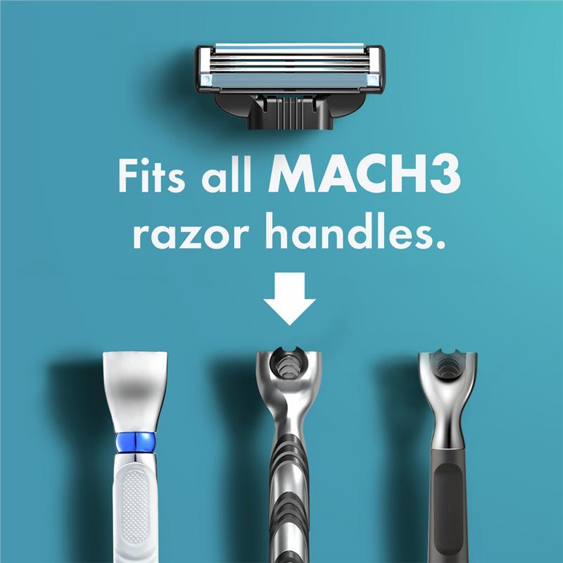 吉列 Mach 3+ 替换刀片 4 片装