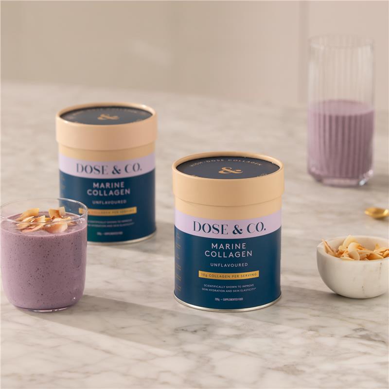 Dose &amp; Co Marine Collagen Không Hương Vị 200g 