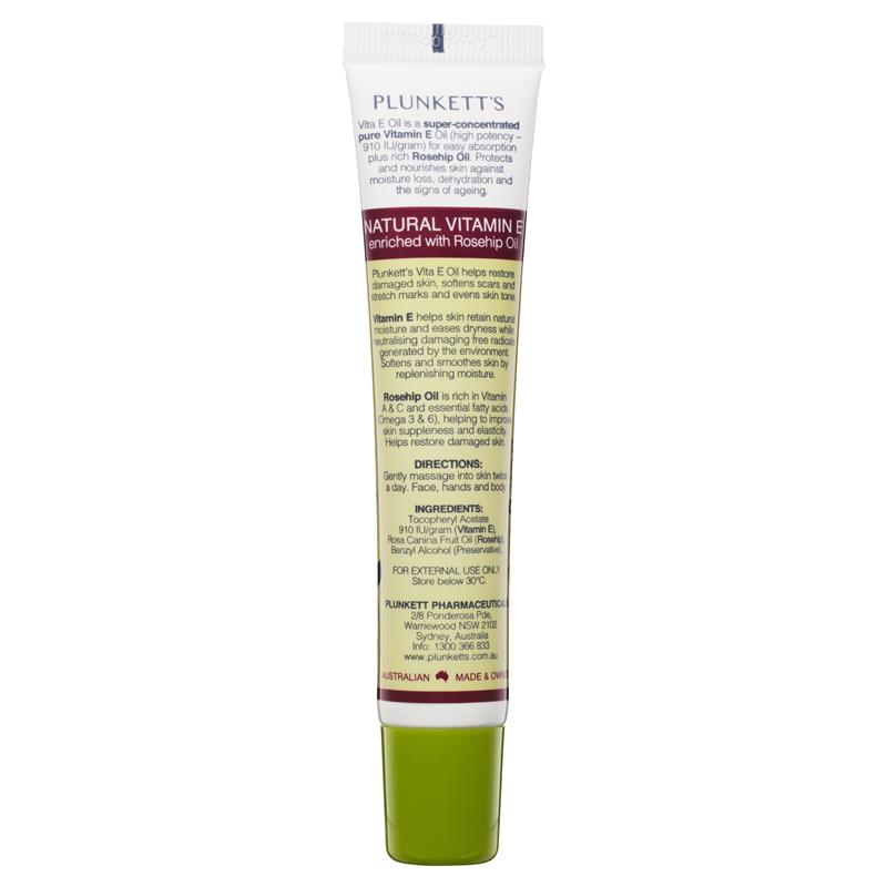 Plunkett's Vita E Pure Vitamin E Oil 25ml