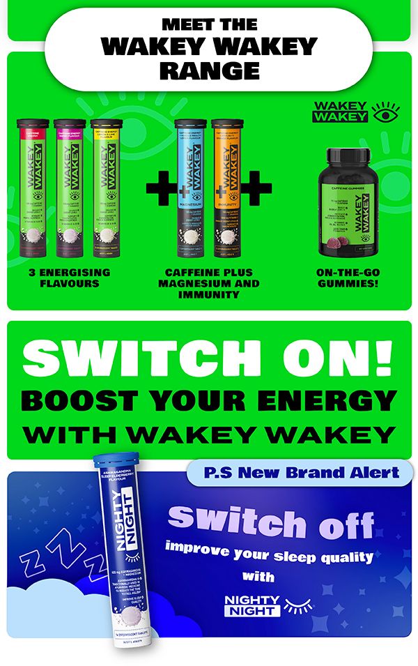 Viên sủi Wakey Wakey 20 viên 