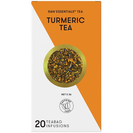 Trà nghệ Raw Essentials Tea Turmeric Infusions 20 túi trà 