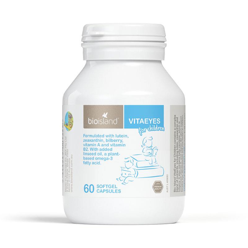 Bio Island 儿童维生素眼药水 60 粒胶囊