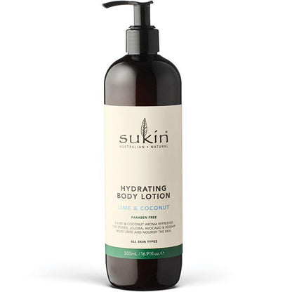 Sukin 保湿身体乳 青柠椰子味 500ml 
