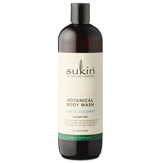 Sukin 植物沐浴露 青柠椰子味 500ml 
