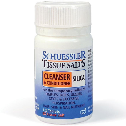 Sữa rửa mặt &amp; dầu xả Schuessler Tissue Salts Silica 125 Viên 