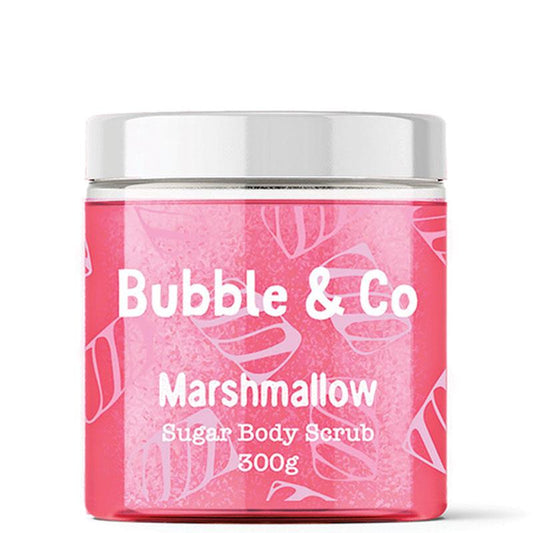 Bubble &amp; Co 棉花糖身体磨砂膏 300g 