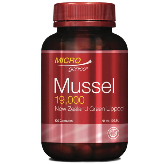 Microgenics Mussel 19000 New Zealand Green Lipped 120 Viên Nang 