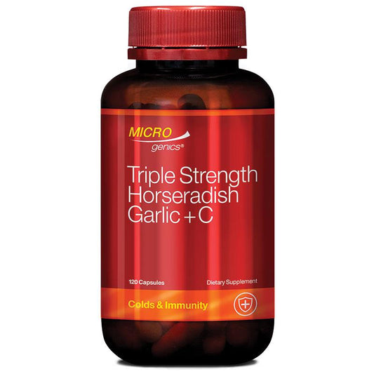 Microgenics Triple Strength Horseradish Garlic + C 120 Viên nang 