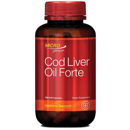 Dầu gan cá tuyết Microgenics Forte 250mg 300 viên nang 