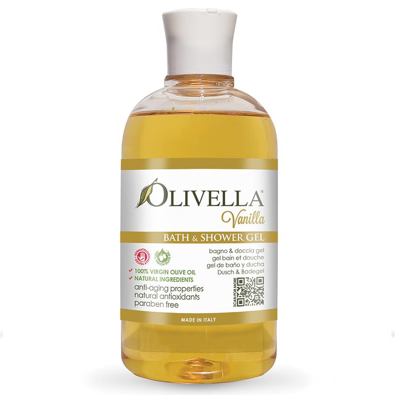 Olivella Bath and Shower Gel Vanilla 500ml