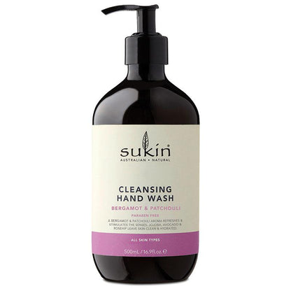 Sukin 清洁洗手液 佛手柑和广藿香 500ml 