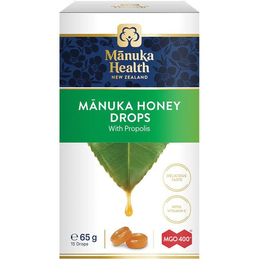 Manuka Health Manuka Honey Drops Keo ong 15 gói 65g 
