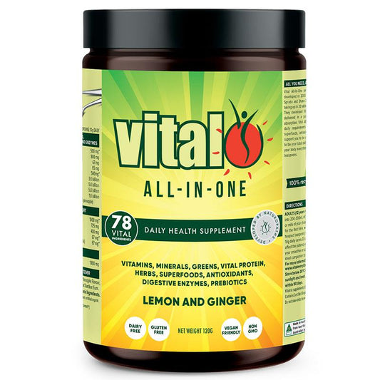 Bột chanh và gừng Vital All In One 120g 
