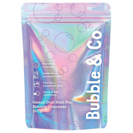 Bubble &amp; Co Galaxy Dust Bath Fizz 电动柠檬水 300g 