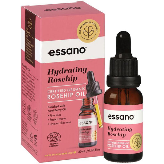 Dầu nụ tầm xuân hữu cơ được chứng nhận Essano Rosehip 20ml 