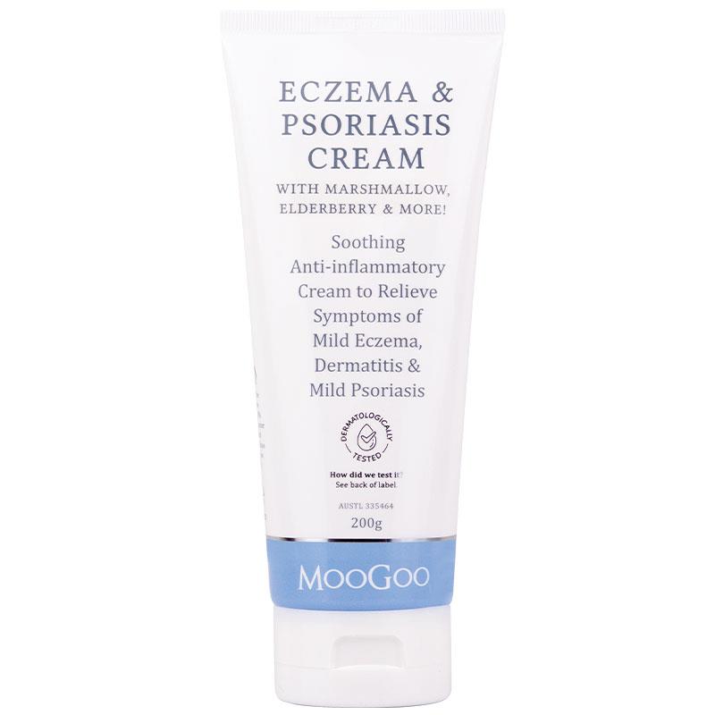 MooGoo Eczema & Psoriasis Cream With Marshmallow & Elderberry 200g