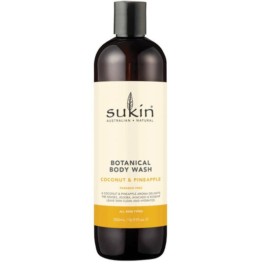 Sukin 植物沐浴露 菠萝和椰子 500ml 