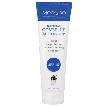 MooGoo Natural Cover Up Buttercup Moisturiser SPF 15 120g