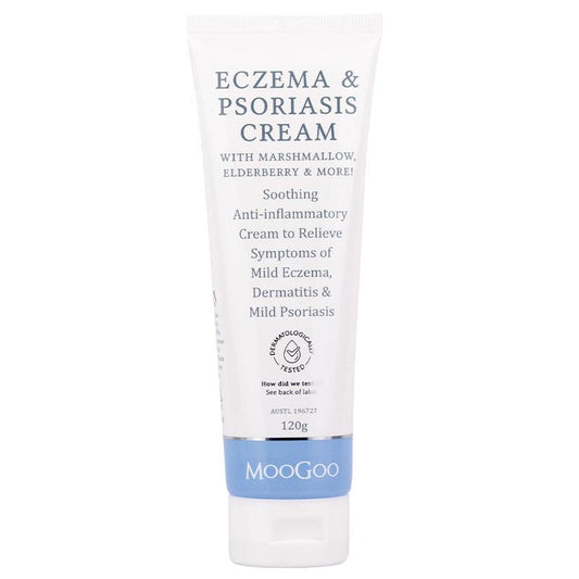 MooGoo Eczema & Psoriasis Cream With Marshmallow & Elderberry 120g