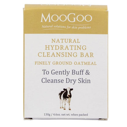 Thanh rửa mặt dưỡng ẩm MooGoo yến mạch xay mịn 130g 