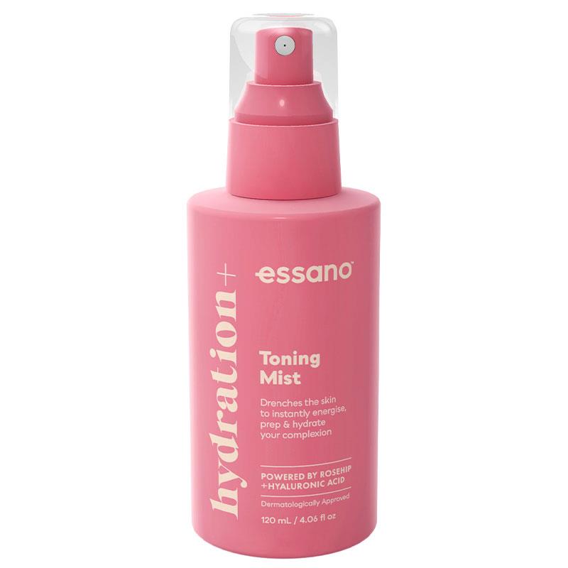 Xịt khoáng Essano Hydration Toning Mist với chiết xuất từ ​​quả tầm xuân và axit hyaluronic 120ml 